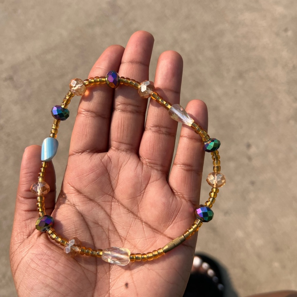 Beaded anklet